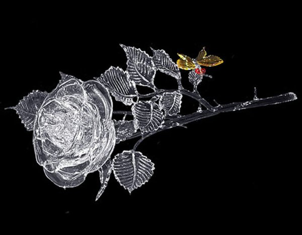 Роза из хрусталя