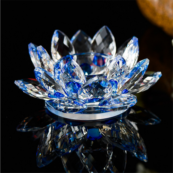Хрустальный подсвечник Лотос