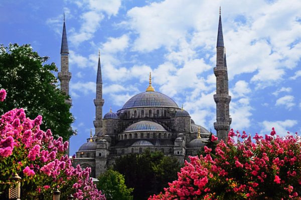 Голубая мечеть Стамбул весной