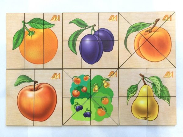 Пазл для малышей "овощи"