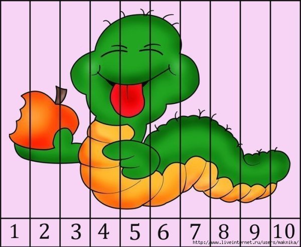 Разрезные пазлы для малышей