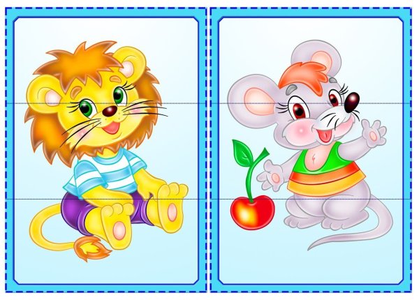 Пазлы насекомых разрезные для детей