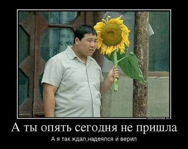 Девушка с цветами прикол
