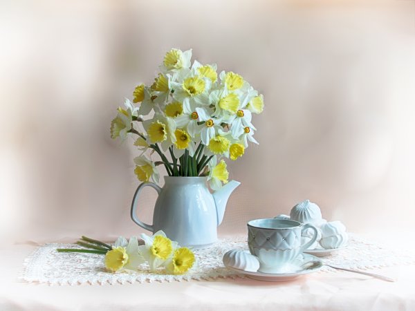 Доброе утро с цветами