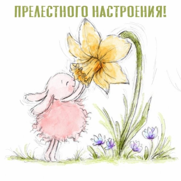 Цветочек улыбается