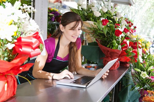 Продавец цветов