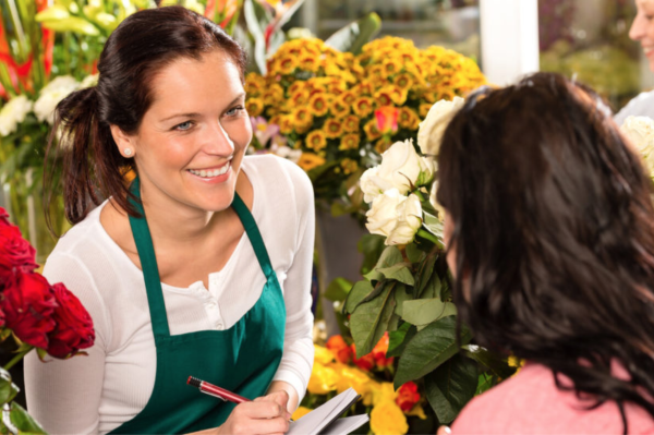 Продавец цветов