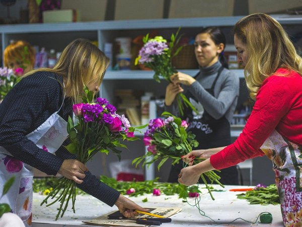 Команда флористов