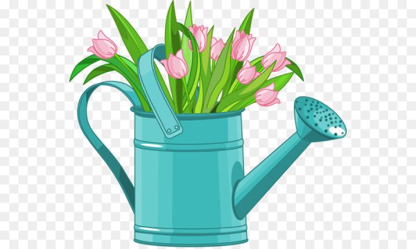 Аппликация цветы в лейке