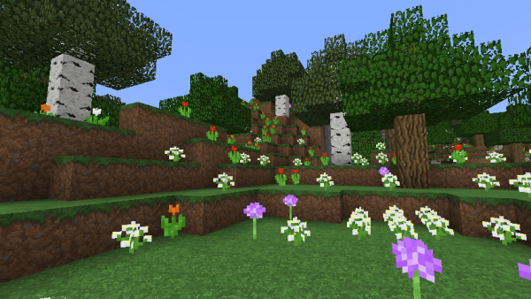 Цветы в МАЙНКРАФТЕ