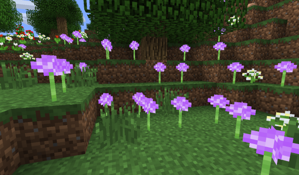 Красивые растения в МАЙНКРАФТЕ