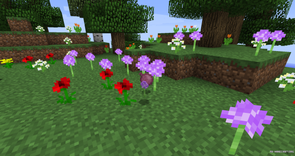 Цветочек из МАЙНКРАФТА