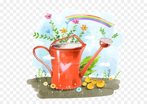 Лейка акварель