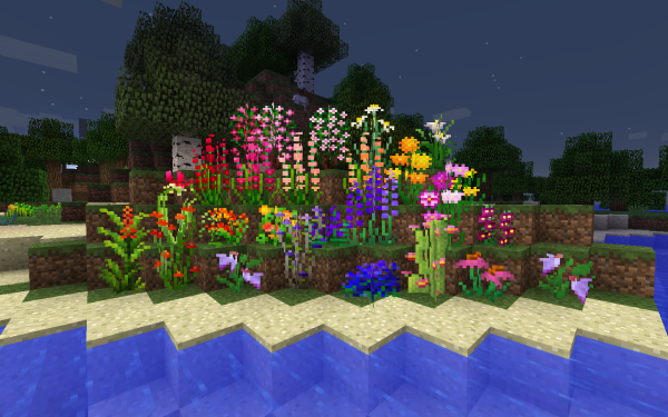 Цветочек из МАЙНКРАФТА