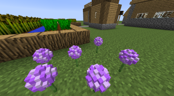 Поляна цветов в МАЙНКРАФТЕ