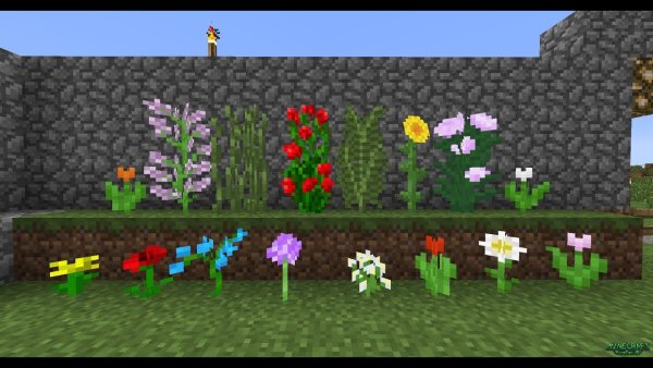 Цветочек в МАЙНКРАФТЕ