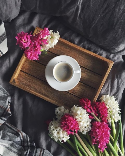 Стильные композиции кофе цветы