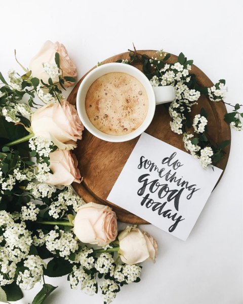 Завтрак с цветами