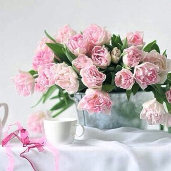 Нежный букет открытка