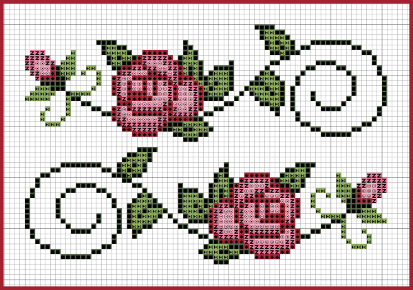 Punto Croce вышивка