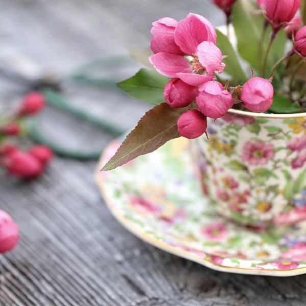 Чашка с цветочками