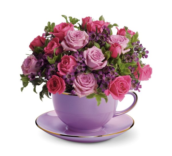 Букетик в кружке