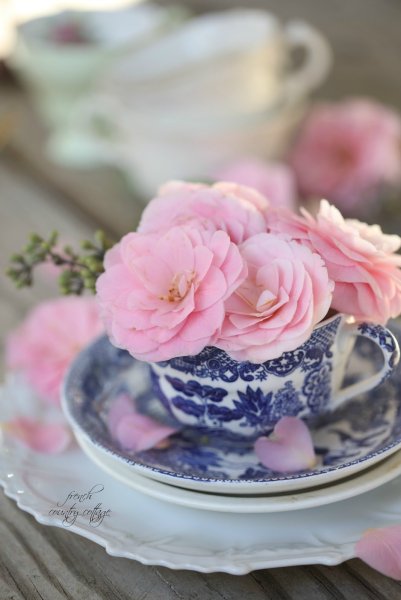 Букетик в кружке