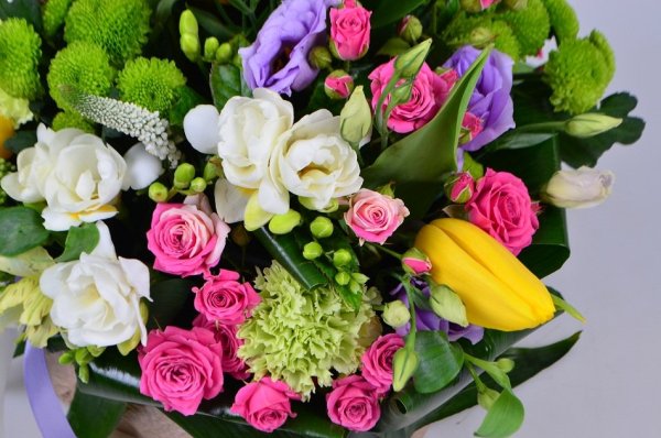 Букет с цветами