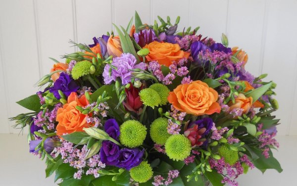 День разноцветных букетов