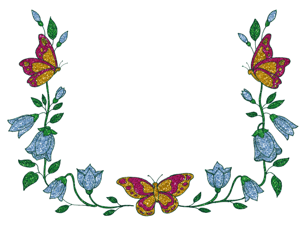 Фоторамка с бабочками