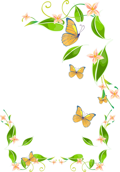 Рамка "бабочка"