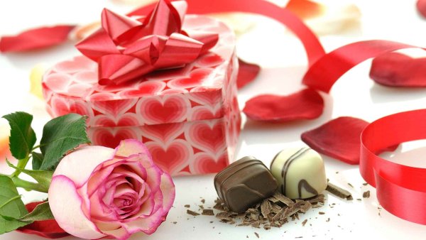 Цветы с конфетами