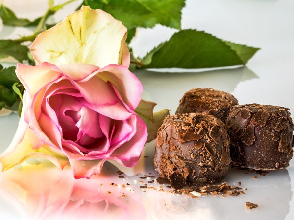 Цветы с конфетами