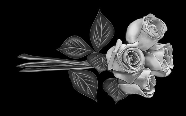 Цветы для гравировки