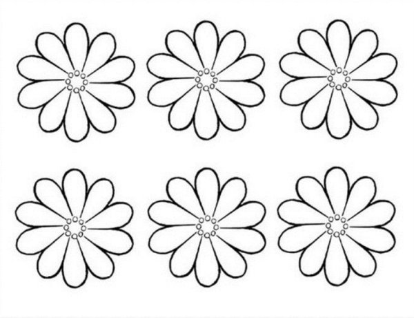 Трафарет "цветы"