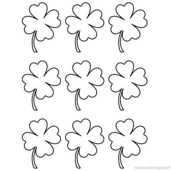 Маленькие цветы трафарет