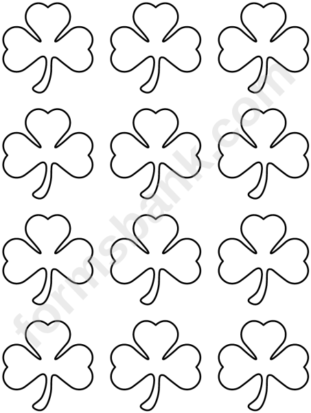 Трафареты маленьких цветов