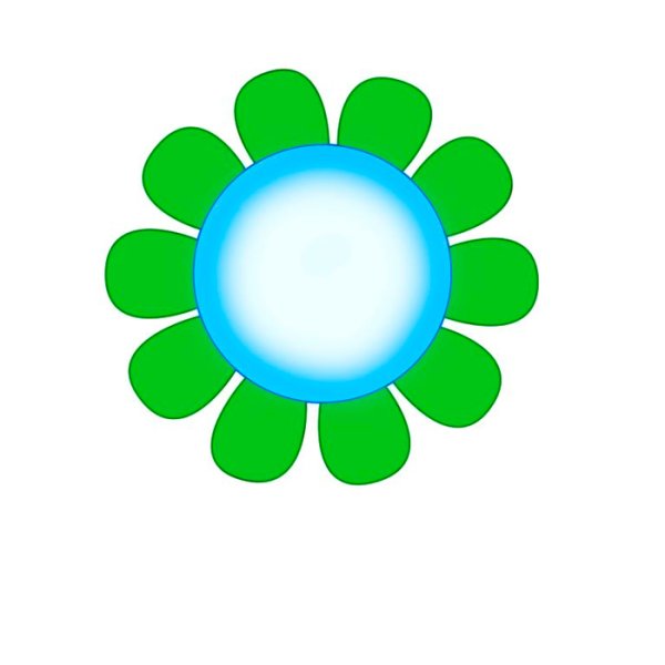 Ромашка с цифрами