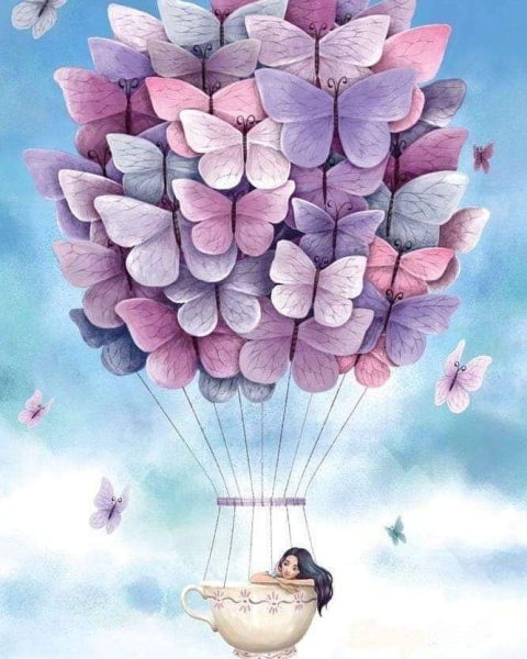 Акварельные воздушные шары