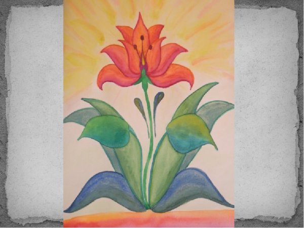 Аленький цветочек рисунок