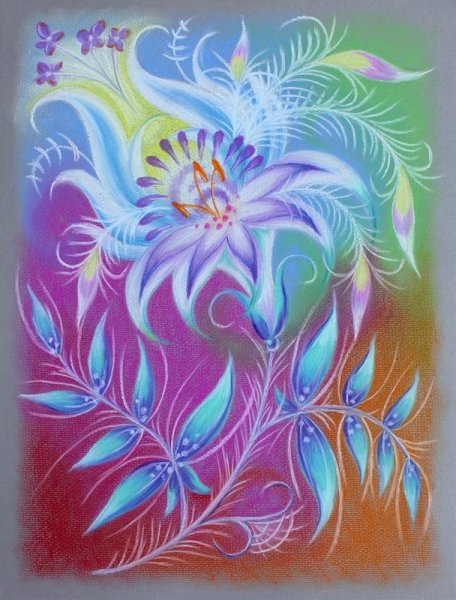 Фантастические цветы Лыкова