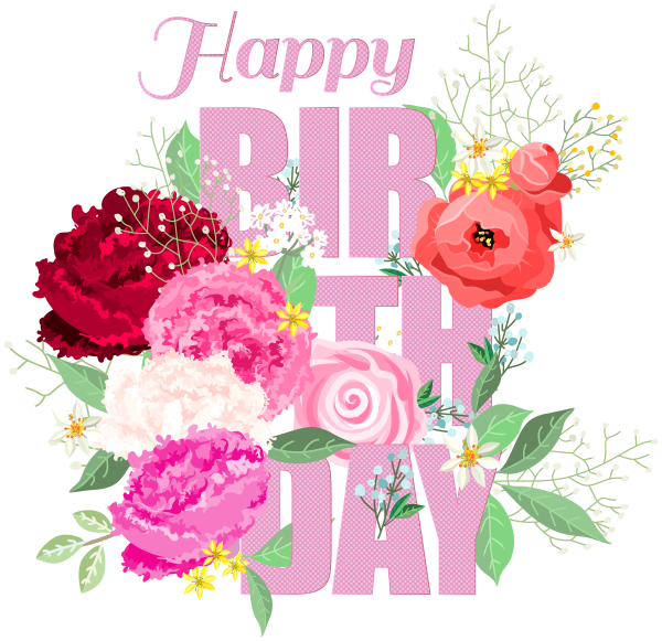 Цветок "Happy Birthday"