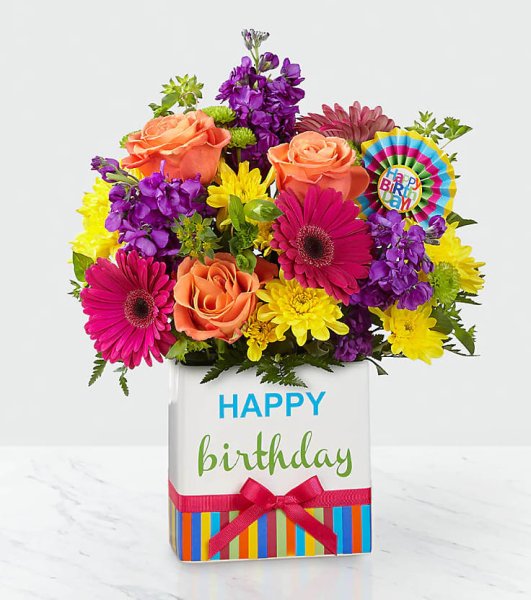 Цветок "Happy Birthday"