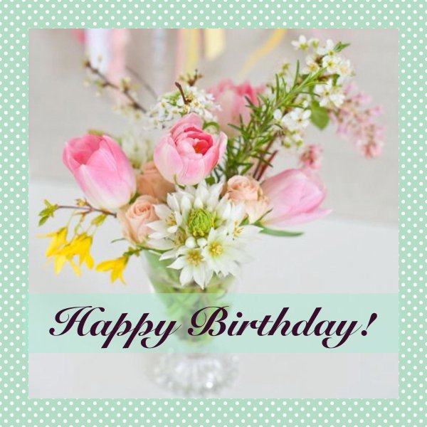 Happy Birthday женщине