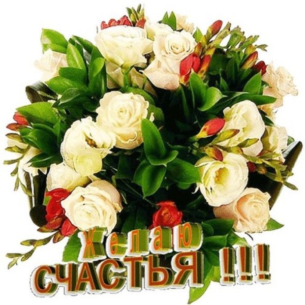 Букет роз открытка