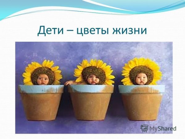 Открытка дети цветы жизни