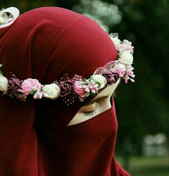 Хиджаб в цветочек