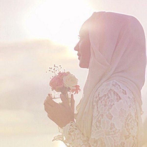 Мусульманка в цветах