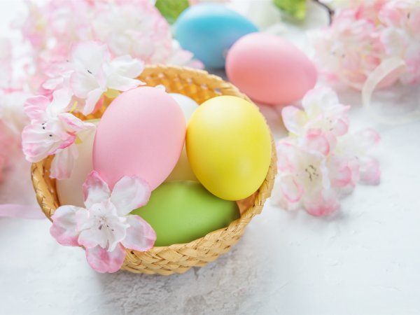 Яйцо с цветами