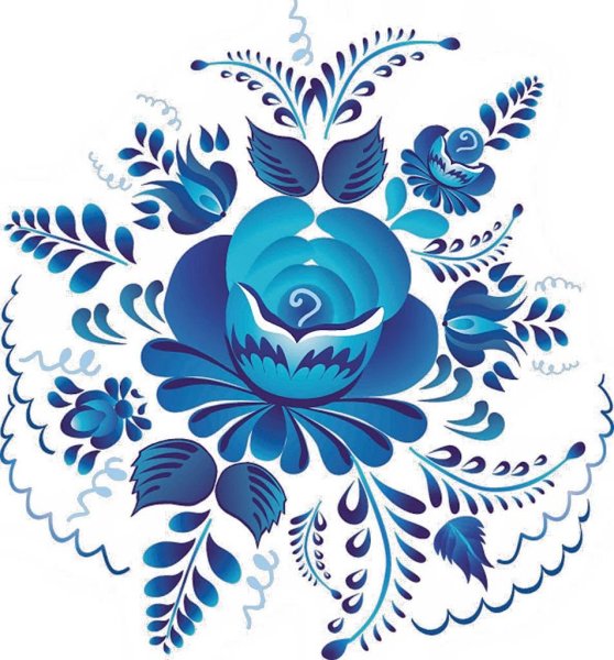 Гжельская роспись Агашка